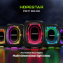Колонка HOPESTAR Party Box 600 RGB з 2-ма мікрофонами 300W, 30000mAh (30,8*26,1*35,6 см)