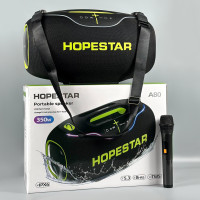 Колонка HOPESTAR A80 RGB 350W, 30000mAh (47,6*26,7*22,1 см)