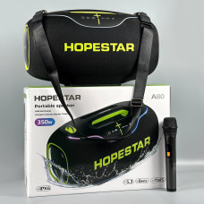 Колонка HOPESTAR A80 RGB 350W, 30000mAh (47,6*26,7*22,1 см)