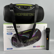 Колонка HOPESTAR A6 Club RGB 200W, 24000mAh (46,0*23,2*19,6 см)
