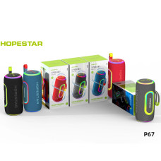 Колонка HOPESTAR P67 RGB 40W, 4000mAh (23,6*10,95*10,95 см)