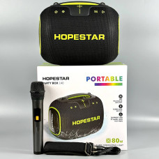 Колонка HOPESTAR Party Box 140 RGB 80W, 12500mAh (23,0*18,1*30,0 см)