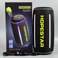 Колонка HOPESTAR P58 Pro RGB 60W, 8000mAh (26,9*12,6*12,6 см)