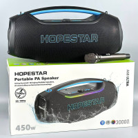 Колонка HOPESTAR A60 Ultra з мікрофоном 450W, 30000mAh (57,2*27,7*22,6 см)