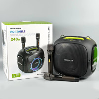 Колонка HOPESTAR Party ONE UT з 2 мікрофонами 240W, 30000mAh (32,3*26,4*30,8 см)
