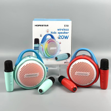 Колонка HOPESTAR S10 з 2 мікрофонами 20W, 3600mAh (17,6*14,3*9,0 см)