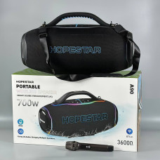 Колонка HOPESTAR A90 з мікрофоном 700W, 36000mAh (62,4*34,7*25,2 см)