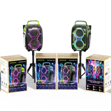 Колонка HOPESTAR PARTYONE CLUB з 2-ма мікрофонами 650W, 36000mAh (55,8*34,1*29,5 см)