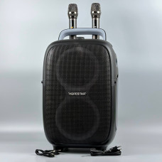 Колонка HOPESTAR PARTYONE CLUB з 2-ма мікрофонами 650W, 36000mAh (49*28*21 см)
