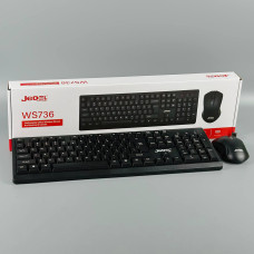 Клавіатура бездротова + 3D мишка Jedel WS736