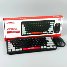 Клавіатура бездротова + 4D мишка Jedel WS681B Mini 2.4GHz+BT (79 клавіш)