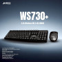 Клавіатура бездротова + 3D мишка Jedel WS730+ Wireless 2.4G (з Eng розкладкою)