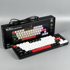 Клавіатура дротова Jedel KL68 Gaming Three color combine, 19 режимів підсвічування (68 клавіш) (з Eng розкладкою)