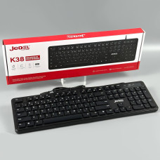 Клавіатура дротова мембранна Jedel K38 Chocolate Slim (104 клавіші) (з Eng розкладкою)