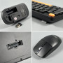 Клавіатура бездротова + 3D мишка Jedel WS750 Dual mode (з Eng розкладкою)
