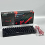 Клавіатура дротова Jedel KL-141 Gaming райдужне підсвічування (68 клавіш) (з Eng розкладкою) BLACK
