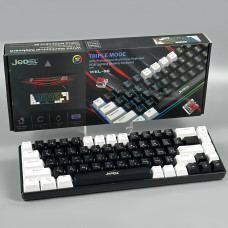 Клавіатура Jedel WKL-66 Gaming Triple mode (дротове, 2.4G + Bluetooth) (68 клавіш) (з Eng розкладкою)