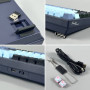 Клавіатура Jedel WKL-100 Gaming Triple mode (дротове, 2.4G+Bluetooth) 4000mAh Color Displey (81 клавіша) (з Eng розкладкою)