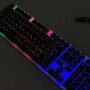 Клавіатура дротова Jedel K500 Gaming RGB (104 клавіші) (з Eng розкладкою)