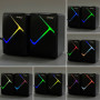 Колонка комп'ютерна Jedel S-526 з RGB підсвічуванням (USB+3.5mm) (10,0*7,5*7,5 см)