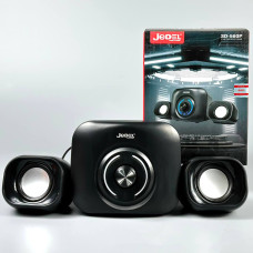 Колонка комп'ютерна Jedel SD-560P, RGB акустична система (USB+3.5mm) (13,0*11,0*9,0 см)