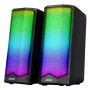 Колонка комп'ютерна Jedel S558 RGB (Bluetooth+USB+3.5mm) (17,9*8,0*9,5 см)