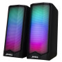 Колонка комп'ютерна Jedel S558 RGB (Bluetooth+USB+3.5mm) (17,9*8,0*9,5 см)