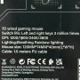 Мишка Games дротова Jedel GM700 RGB 7D (DPI:1200-3600)