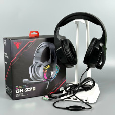 Навушники комп'ютерні дротові Jedel GH-270 Gaming RGB з мікрофоном (3.5mm+USB) (1.8m)
