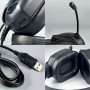 Навушники комп'ютерні дротові Jedel GH-619 Gaming RGB з мікрофоном, USB7.1 Sound (2m)