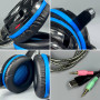 Навушники комп'ютерні дротові Jedel GH-215 Gaming RGB з мікрофоном (3.5mm*2+USB)