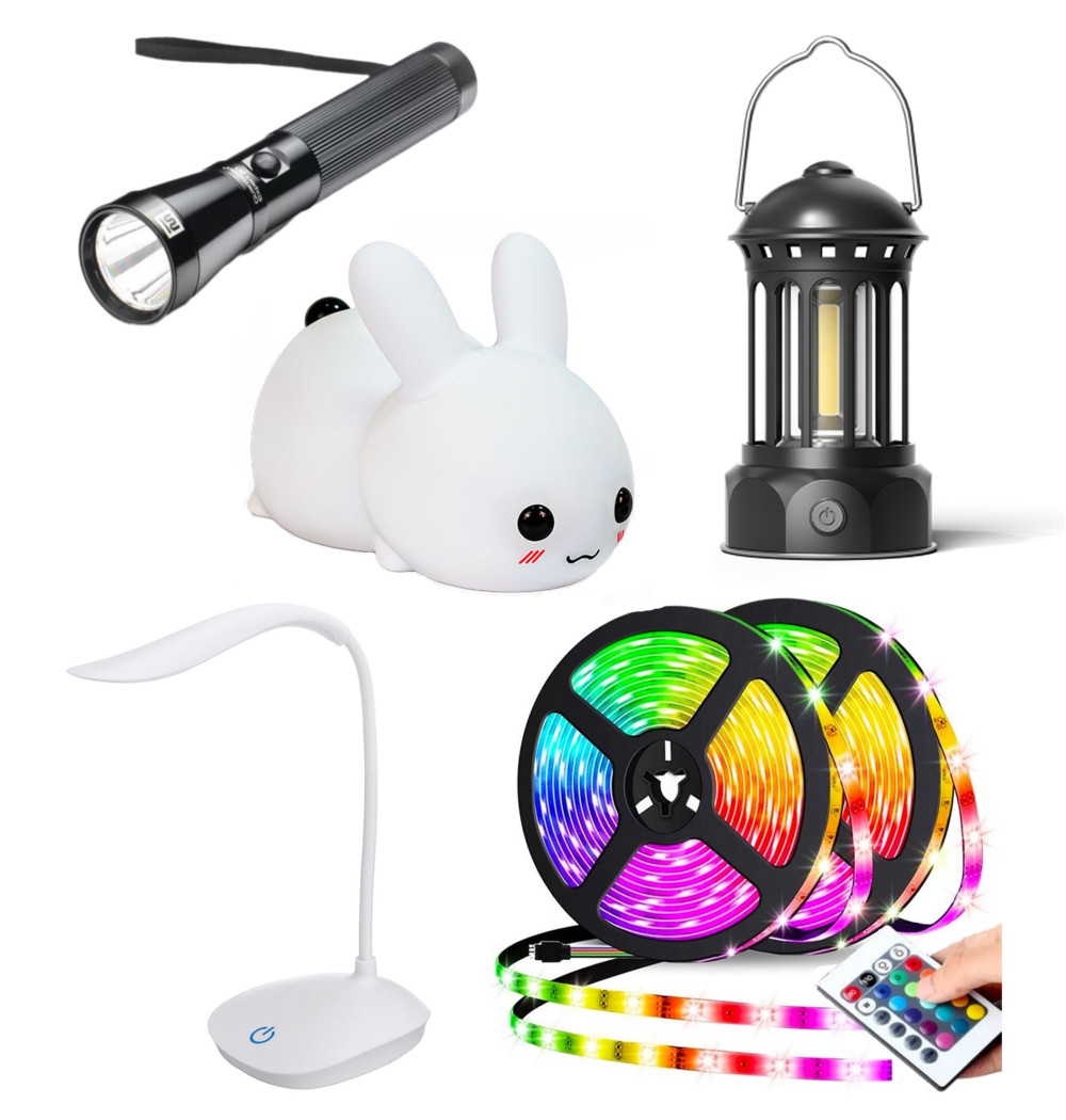 Ліхтарі, Лампи, Нічники