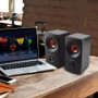 Колонка комп'ютерна Kisonli AC-9002A-B + Bluetooth (17,1*9,0*10,0 см)