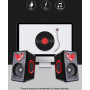 Колонка комп'ютерна Kisonli T-008A 4bass (USB2.0) (8,1*9,5*13,6 см)