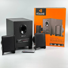 Колонка комп'ютерна Kisonli TM-6000U + Bluetooth акустична система (22,0*20,3*15,0 см)