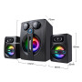 Колонка комп'ютерна Kisonli TM-9000A RGB + Bluetooth акустична система (23,6*17,0*17,0 см)