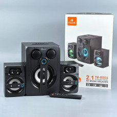 Колонка комп'ютерна Kisonli TM-9000A RGB + Bluetooth акустична система (23,6*17,0*17,0 см)