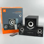 Колонка комп'ютерна Kisonli U-2700BT + Bluetooth акустична система (17,8*17,6*11,5 см)