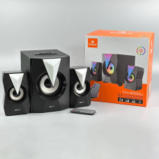 Колонка комп'ютерна Kisonli TM-4000U RGB + Bluetooth акустична система (20,0*19,0*14,8 см)