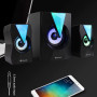 Колонка комп'ютерна Kisonli TM-4000U RGB + Bluetooth акустична система (20,0*19,0*14,8 см)