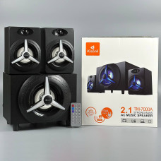 Колонка комп'ютерна Kisonli TM-7000A RGB + Bluetooth акустична система (110V-220V) (19,0*23,9*15,0 см)