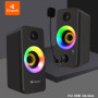 Колонка комп'ютерна Kisonli X8 RGB (18,0*9,0*8,0 см)