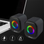 Колонка комп'ютерна Kisonli X3 RGB (9,3*7,4*7,0 см)