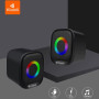 Колонка комп'ютерна Kisonli X3 RGB (9,3*7,4*7,0 см)