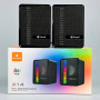 Колонка комп'ютерна Kisonli X14 RGB (9,8*7,0*6,9 см)