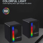 Колонка комп'ютерна Kisonli X14 RGB (9,8*7,0*6,9 см)