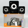 Колонка комп'ютерна Kisonli U-2800BT + Bluetooth акустична система (USB2.1) (11,4*10,0*13,35 см)