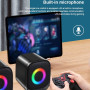 Колонка комп'ютерна Kisonli X29 RGB + Bluetooth (USB2.0) (7,4*7,0*9,3 см)