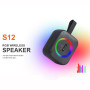 Портативна колонка Kisonli S12 RGB 1200mAh (11,8*10,2*5,8 см)