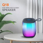 Портативна колонка Kisonli Q18 RGB 1800mAh (11,4*11,4*13,3 см)